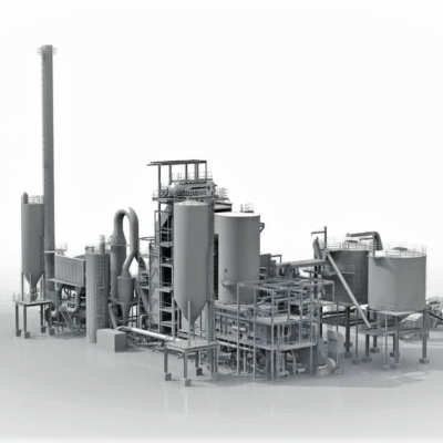 Industrieanlage CAD-getreu visualisiert
